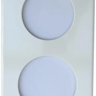 Placca di copertura I-I 43+58 bianco 