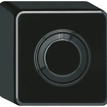 AP-Drehdimmer Nebenstelle Hager basico schwarz 