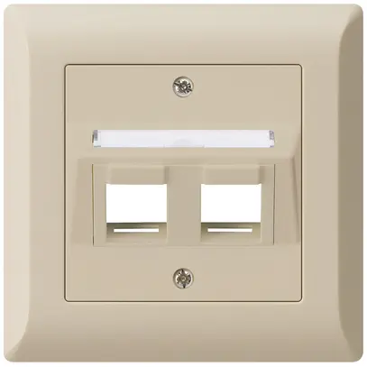 Kit de montage ENC kallysto.line 2×Keystone beige 