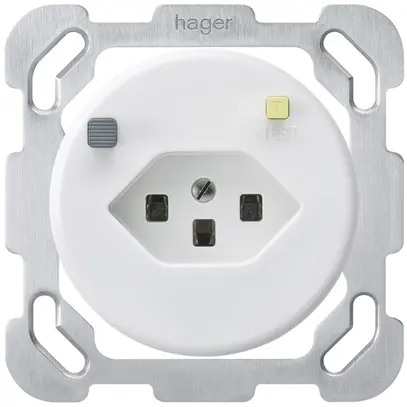 Presa INC basico B T23 FI 30mA bianco 