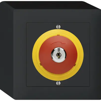 AP-Schlüsseltaster kallysto NOT-AUS schwarz 