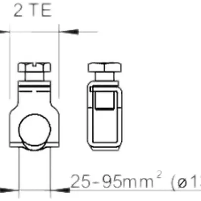Morsetto di raccordo Bettermann 95mm² 10mm 