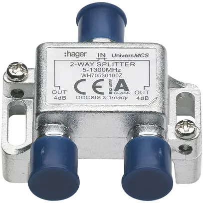 Répartiteur F Hager HMS 5…1300MHz 2 fois 