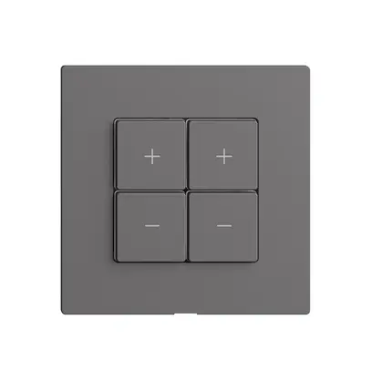 Comando per dimmer 2K/4T Edue Wiser grigio scuro 