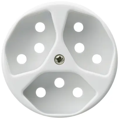 Disco frontale 3×tipo 13 bianco basico con protezione bambini 