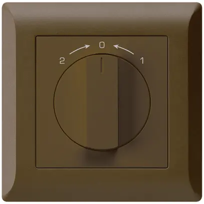 Contatto rotativo INC 1>0<2 kallysto.line marrone con manopola 