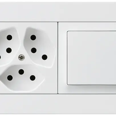 Combinazione INC kallysto.pro grd.I-I horizontale 3×tipo 13+interruttore S3 bi 