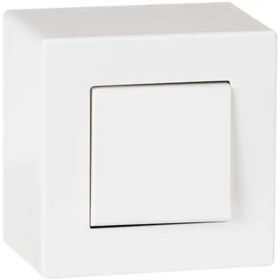 AP-Wippschalter ATO 6/1L weiss Gr.I 