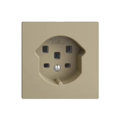 Prise EDIZIOdue T25 16A sand, avec bornes enf. 