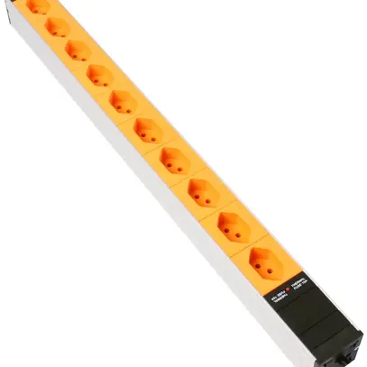 Steckdosenleiste 10×T13 Td3×1mm² 3m orange 