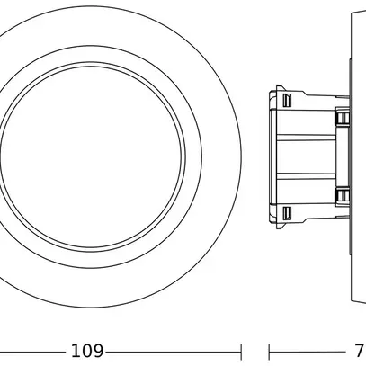 Détecteur de mouvement ENC Steinel PD IR 4360-8 COM1 360° blanc 