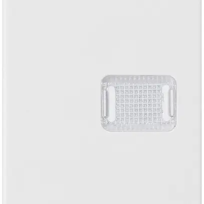 Bottone doppio piccolo kallysto bianco con lente 