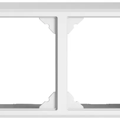 En-tête AP EDIZIO.liv SNAPFIX® 1×2 pour combinaisons au choix blanc 