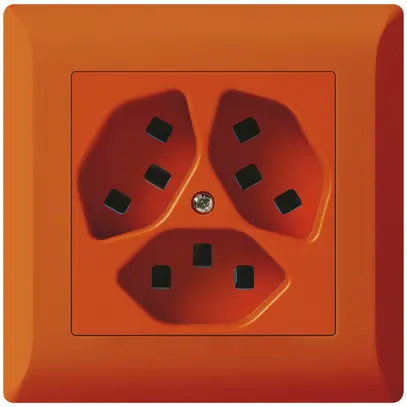 UP-Steckdose Hager kallysto.line 3×T23 C orange 