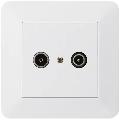 Presa di passaggio INC kallysto.trend R/TV 14dB bianco 