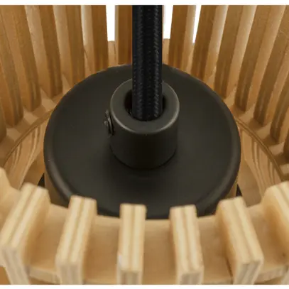 Pendelleuchte SLV WUD conical E27 1×60W direkt Ø250mm braun 