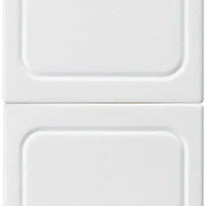Placca di chiusura Hager FLF 2×3/5 bianco 