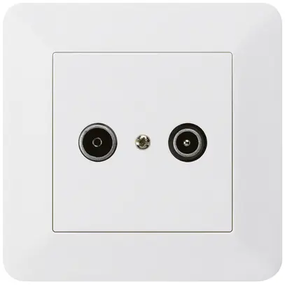 Presa di passaggio INC kallysto.trend R/TV 23dB bianco 