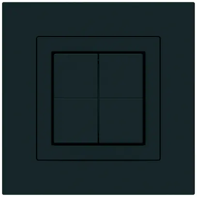 Poussoir sans fil Friends of Hue KPR, 4×, 94×94mm, autocollant, noir 