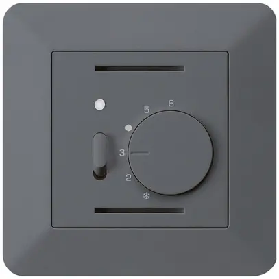 Termostato ambiente INC kallysto.trend antracite con interruttore 