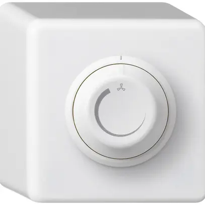 Regolatore di velocità AP bianco basico 25…600VA 