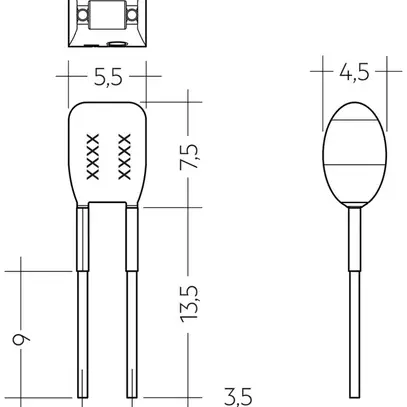 Resistenza I-Select 2 Plug per driver LED, 500mA, blu 