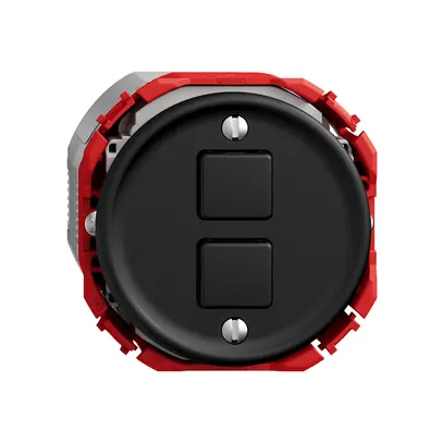 Poussoir KNX RGB STANDARDdue SNAPFIX® 2×touches a.capteur temp.no 