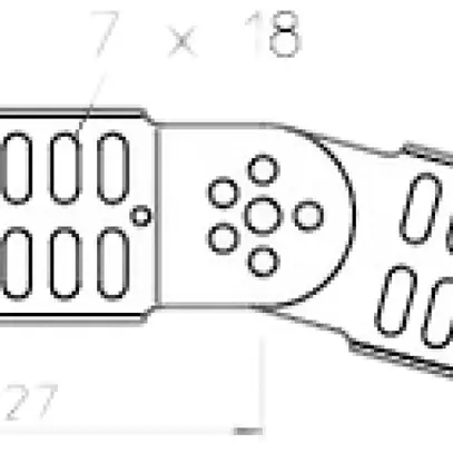 Raccordo articolato Bettermann h=60mm canale MKS 