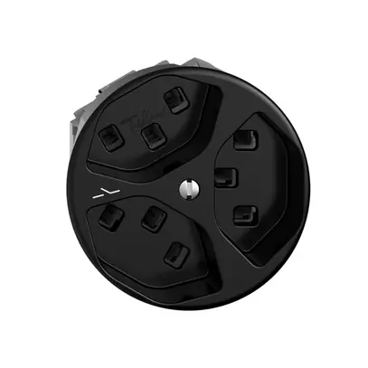 Presa 3×T23 Feller STANDARDdue Q, 1×separato, morsetti a innesto, nero 