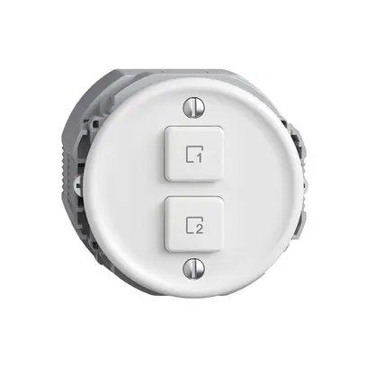 Pulsante scena 2 scene verticale/2T WLAN Sdue Wiser bianco 
