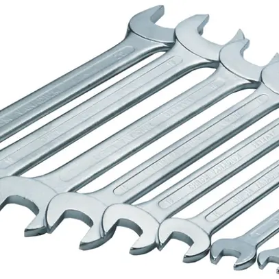 Jeu de clé à fourche double CIMCO 8 pièces 7…22mm, DIN3110/ISO3318 