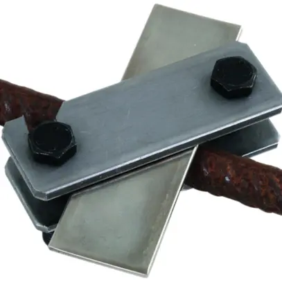 Bride SV DEHN/elvatec a.vis M8×45mm conducteur rond 6…28/conducteur plat 30mm 