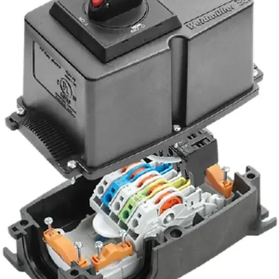 Ripartitore bus energia Weidmüller FieldPower box ON/OFF inter.manutenzione IP65 