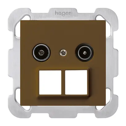 UP-Antennendose R/TV HMS kallysto B 19dB braun 