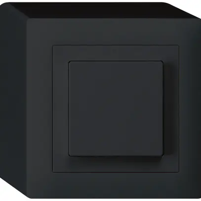 Interrupteur à poussoir AP kallysto 3/1L noir 