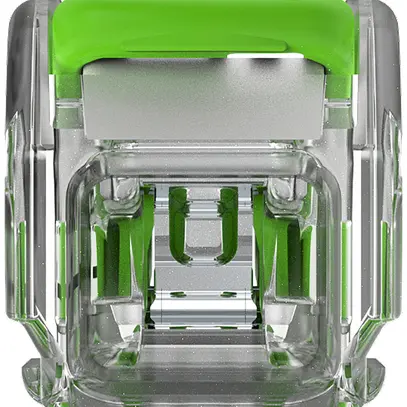 Morsetto di connessione WAGO Green Range 2L 0.34…4mm² con leva ve trasparente 