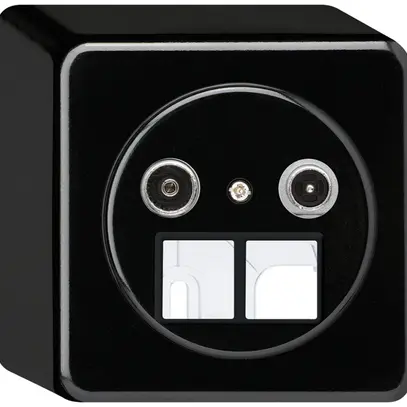 Presa multimedia AP basico TV-R 11dB 2GHz nero 