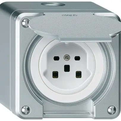 Presa AP HA robusto tipo 25 con morsetti a innesto con coperchio alluminio 