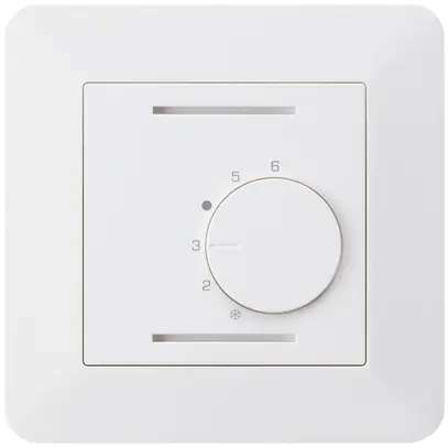 Termostato ambiente INC kallysto.trend bianco senza interruttore 