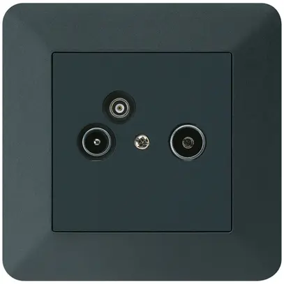 Prise pour antenne ENC R/TV/données kallysto.trend 2GHz 11db noir 