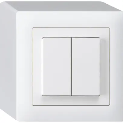 Tasto AP kallysto 2×AR/1L bianco 