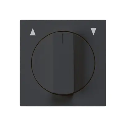 Kit frontale kallysto nero, 60×60 per int./tasto rot.p.tappar. 