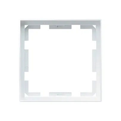 Cadre frontal Hager basico KNX RTR blanc 