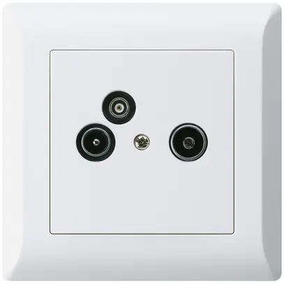 Presa antenna INC R/TV/dati kallysto.line 2GHz 11db bianco 