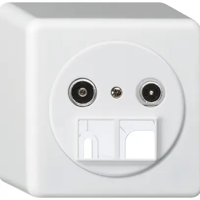 Presa multimedia AP basico TV-R 23dB 2GHz bianco 