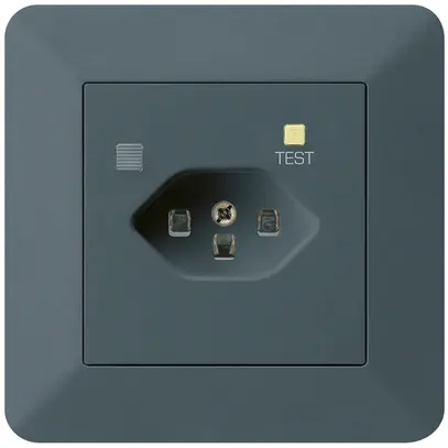 UP-Steckdose KTR T23 FI 30mA anthrazit 