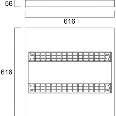 Plafoniera LED Sylvania RANA NEO 2L 31W 3300lm 3000K IP20 REG bianco 