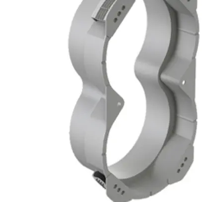 Manchette HSB D83 Basic 2×1 143×83×40mm TFC 850°C  gr 