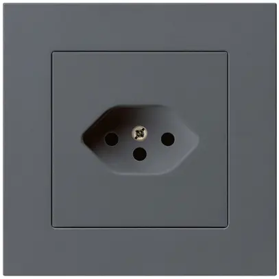 Prise ENC kallysto.pro T13 anthracite avec sécurité enfants 