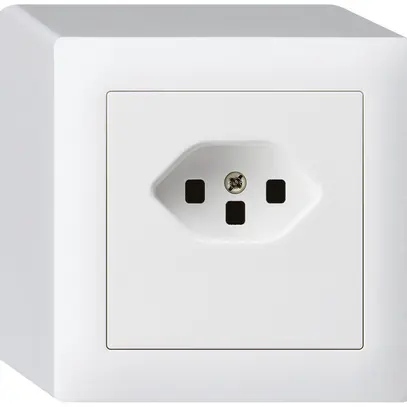 Presa AP kallysto T23 bianco con morsetti a vite 